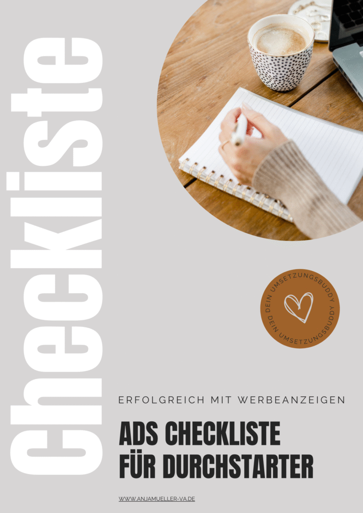 Ads Checkliste Vorderseite