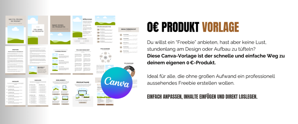Vorlage 0€ Produkt